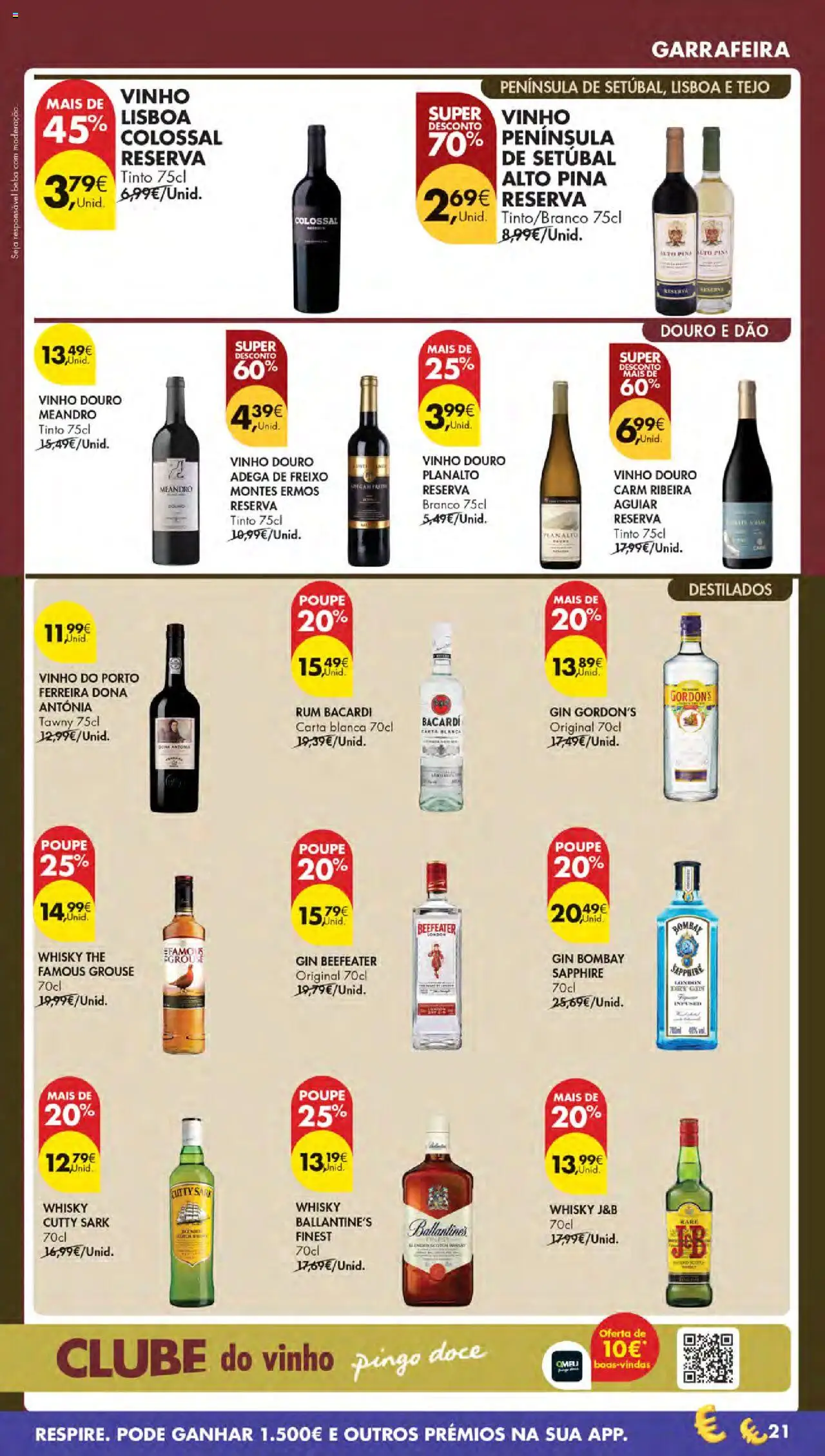 Pingo Doce Poupe Esta Semana Madeira │ válido de 30.09.2025 | Página: 23 | Produtos: Whisky, Rum, Vinho, Gin
