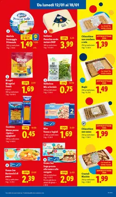 Anteprima del volantino Ocean Sea Bastoncini di pesce, 450 g confezione valido a partire dal 12.01.2026 | Pagina: 17