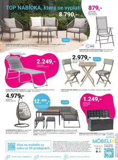 Náhled letáku Möbelix leták - Zahrada od 09.03.2026 | Strana: 8 | Produkty: Polštáře, Sedací souprava, Lehátko, Lavice