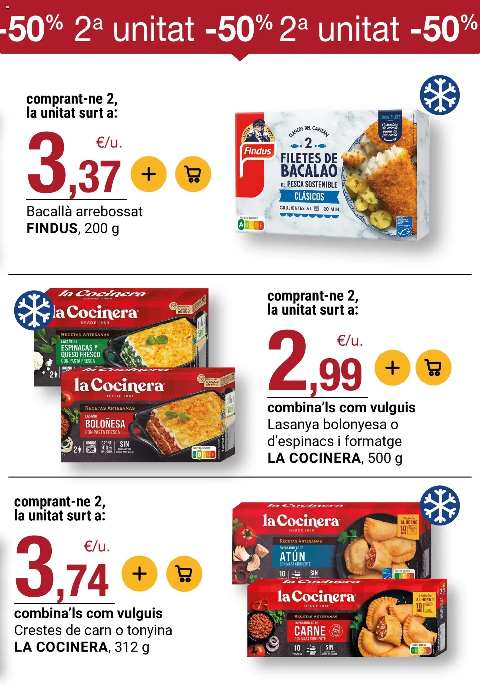 Bonpreu folleto │ válido desde el 08.04.2026 | Página: 33 | Productos: Queso fresco, Pasta, Lasaña, Filete