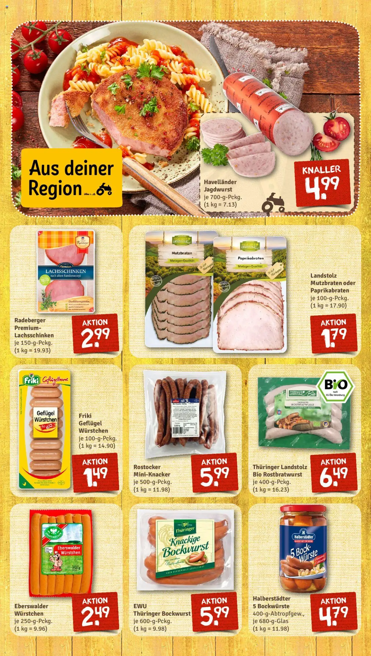 Nahkauf Prospekt - gültig ab dem 11.08.2025 | Seite: 9 | Produkte: Bockwurst