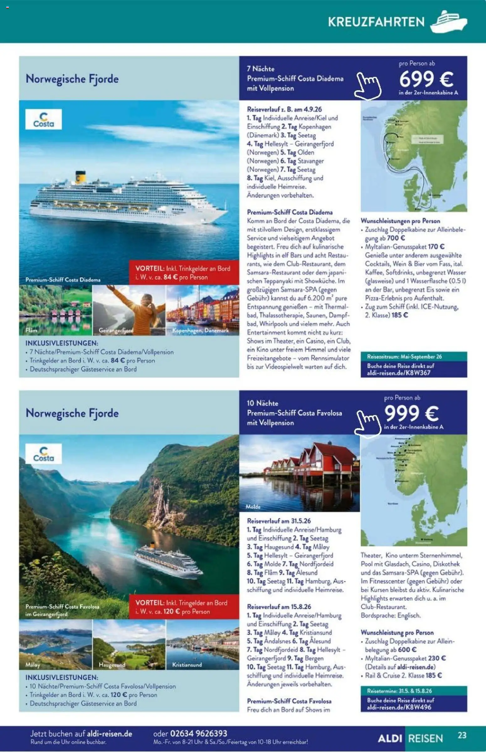 Aldi Süd Reisemagazin November 2025 – gültig ab 01.11.2025 | Seite: 23