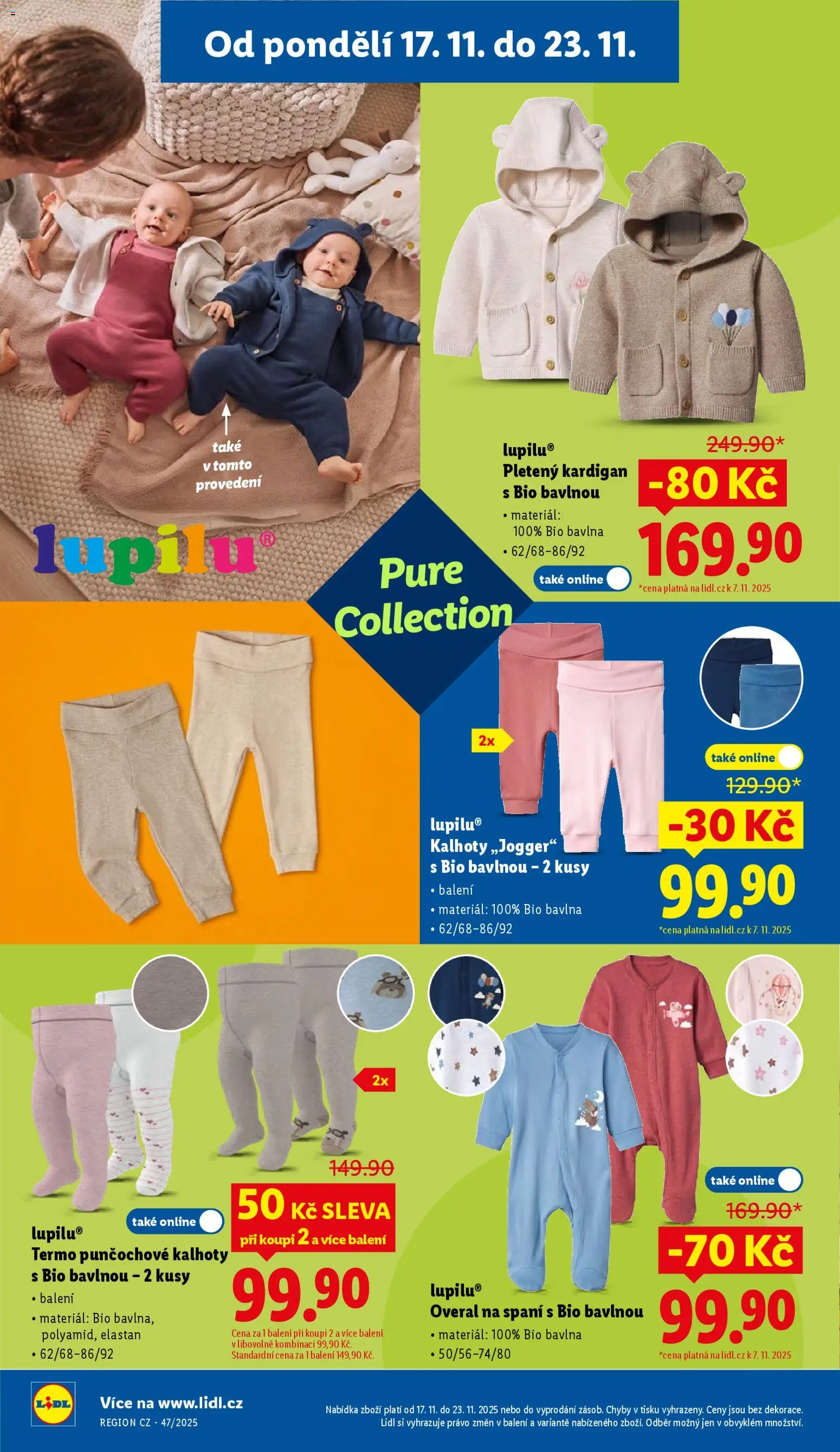 Lidl Black Friday od 17.11.2025 | Strana: 20 | Produkty: Kalhoty, Overal, Overal na spaní