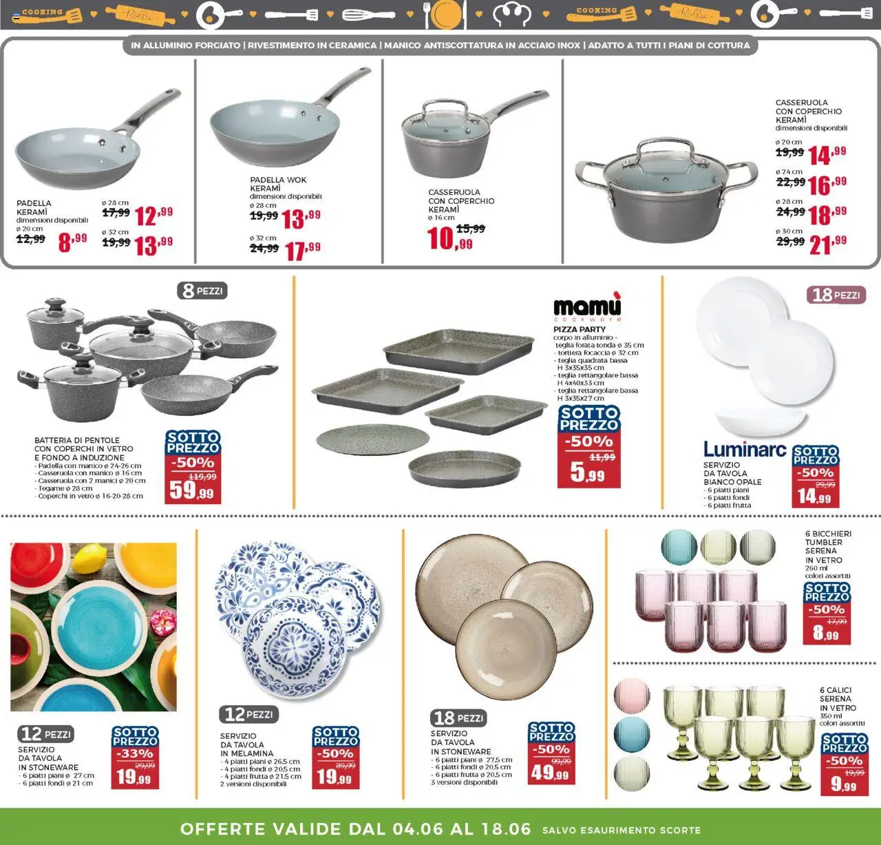Volantino Happy Casa del 04.06.2025 | Pagina: 29 | Prodotti: Teglia, Focaccia, Frutta, Casseruola