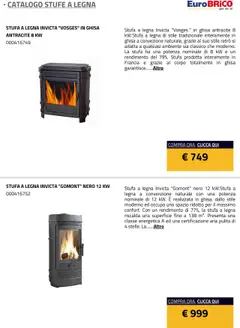 Anteprima del volantino Eurobrico Stufe a Legna catalogo valido a partire dal 23.07.2025 | Pagina: 24