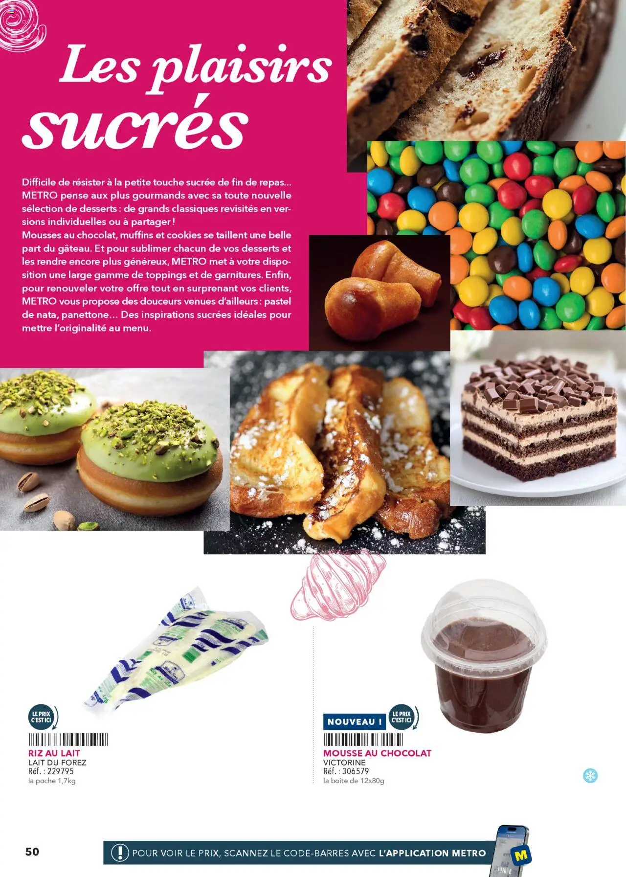  | Page: 50 | Produits: Panettone, Mousse, Cookies, Chocolat