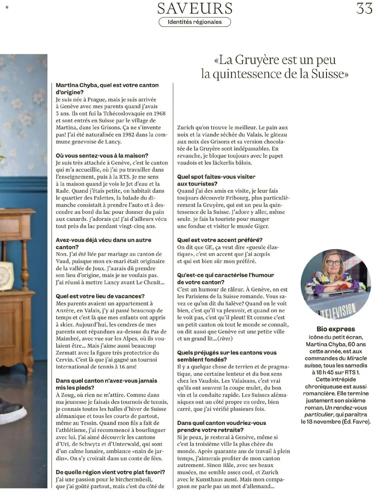 Migros Magazin FR – gültig ab 06.10.2025 | Seite: 33 | Produkte: Tee, Fondue