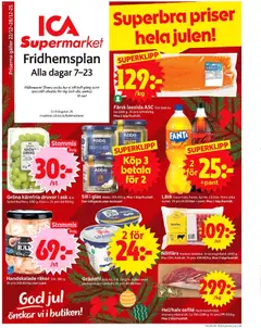 ICA Supermarket - Stockholm - Förhandsvisning av reklamblad från butik ICA Supermarket aktuell från 22.12.2025