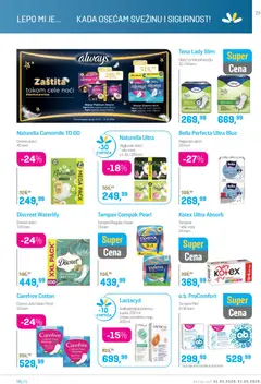 Lilly drogerie katalog - pregled Lilly drogerie kataloga - važi od 01.05.2026 | Strana: 29 | Proizvode: Higijenski ulošci