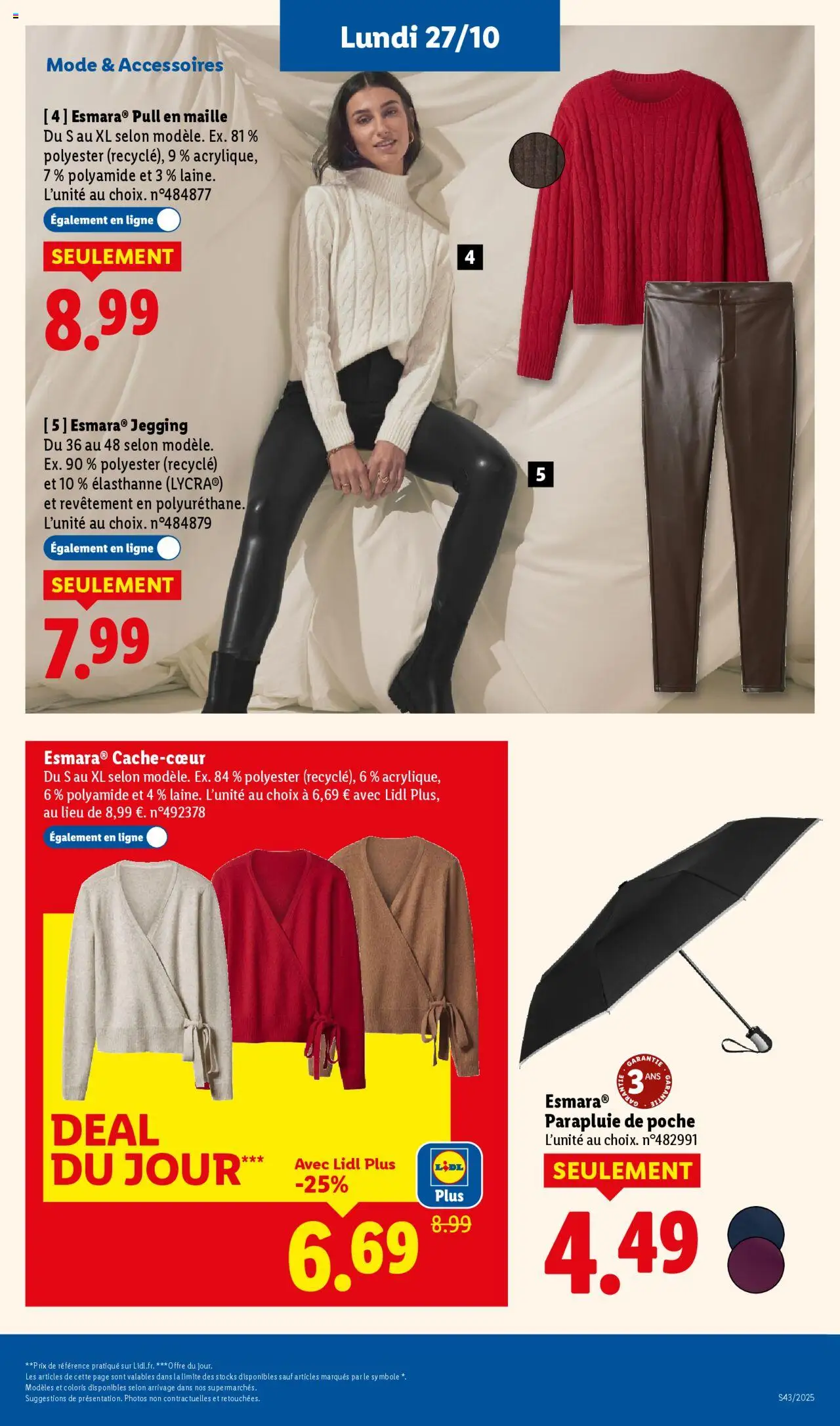 {H1} | Page: 57 | Produits: Cardigan, Pull, Leggings, Parapluie