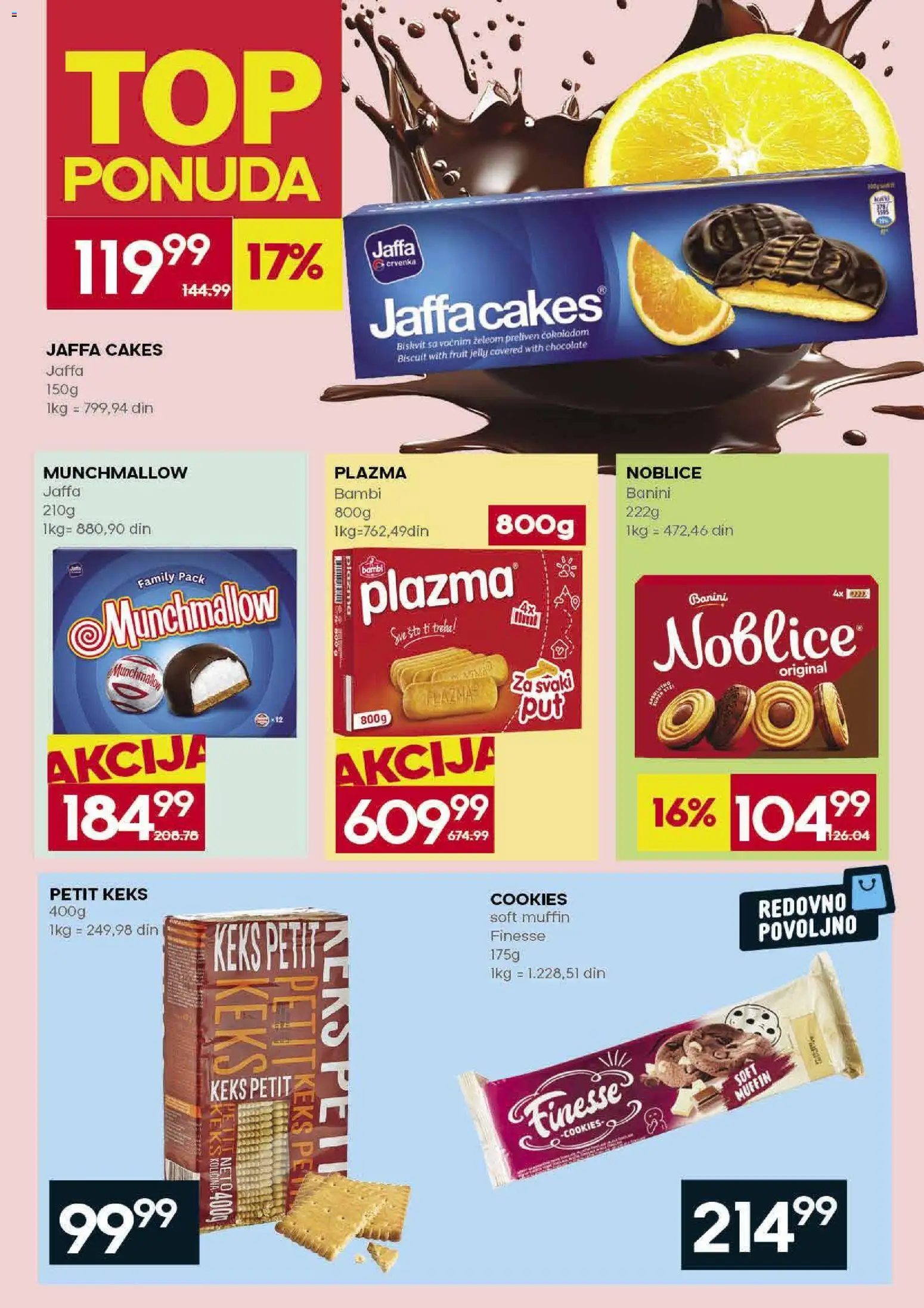 Idea katalog - važi od 23.04.2026 | Strana: 22 | Proizvode: Keks, Sto, Plazma, Noblice