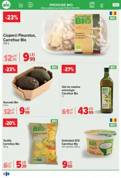 Noul catalog Carrefour – valabil de la 17.09.2025 | Pagină: 20 | Produse: Măsline, Ciuperci, Ulei, Smântână