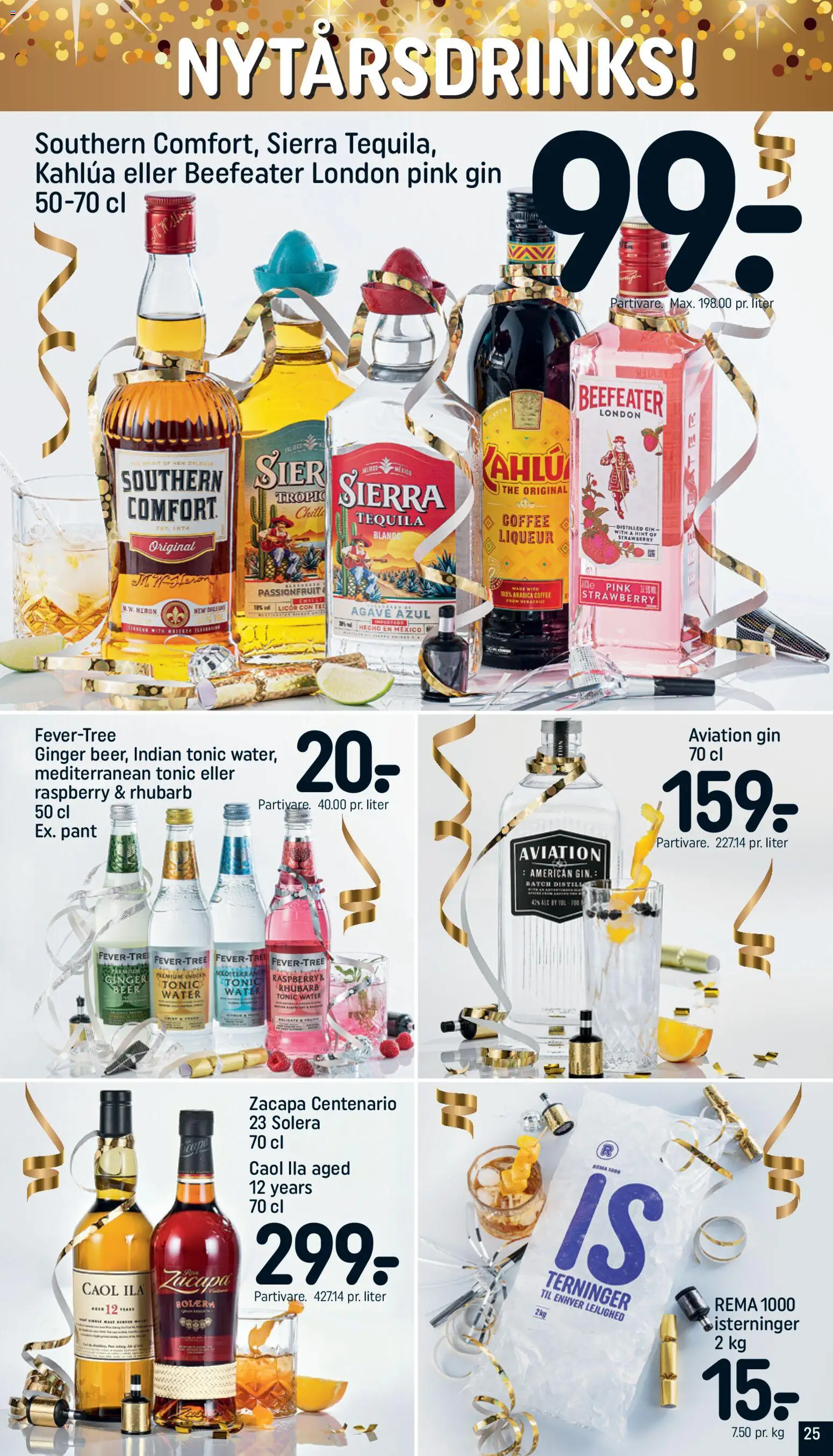 Rema 1000 tilbudsavis – gyldig fra 27.12.2025 | Side: 25 | Produkter: Gin, Whisky