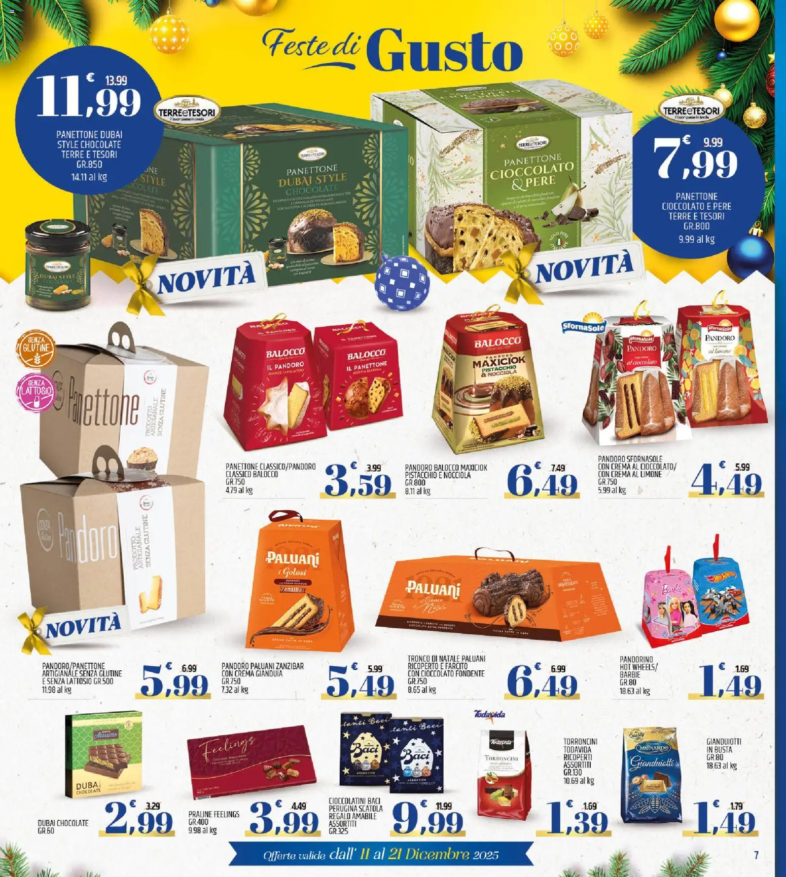 Volantino ARD Discount del 11.12.2025 | Pagina: 7 | Prodotti: Limone, Panettone, Torroncini, Cioccolatini