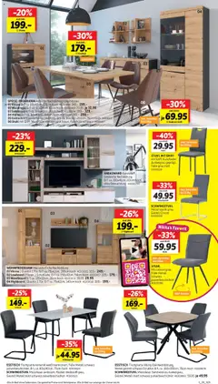 Sconto Prospekt 	 – gültig ab 30.08.2025 | Seite: 5 | Produkte: Lowboard, Wandboard, Esstisch, Stuhl