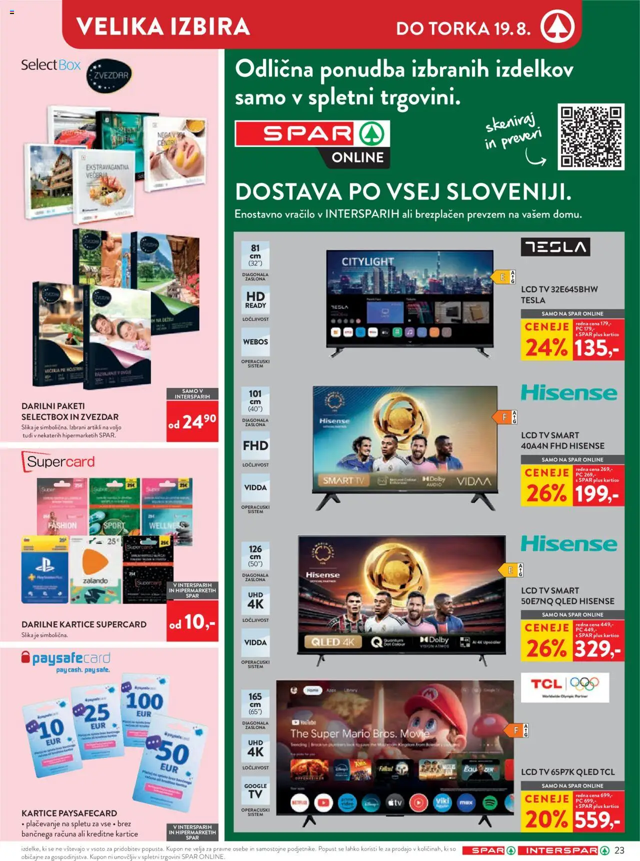Spar katalog 32/25 │ velja od 06.08.2025 | Stran: 28 | Izdelki: Tv, Audio