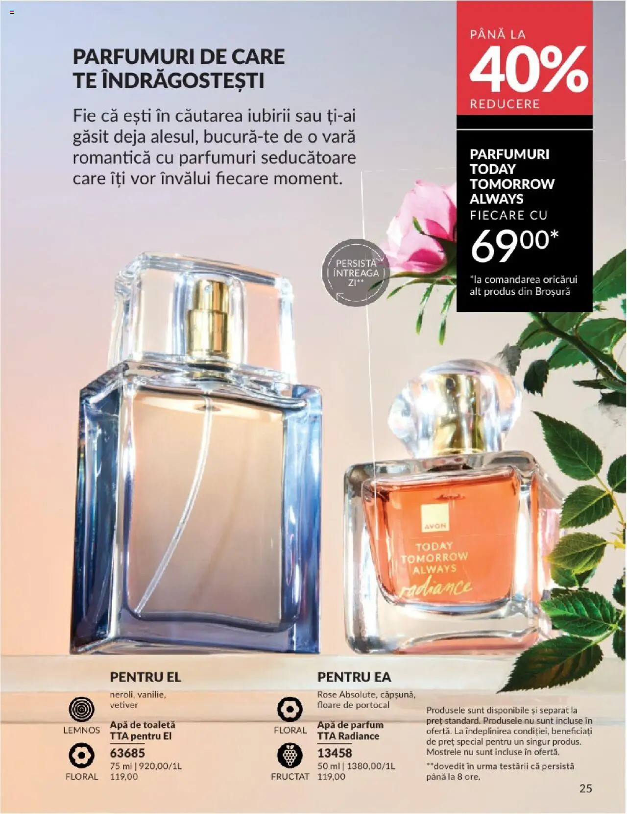 Catalog Avon - 06 2025 – valabil de la 01.06.2025 | Pagină: 25 | Produse: Apă de parfum, Toaletă, Apă de toaletă, Apă