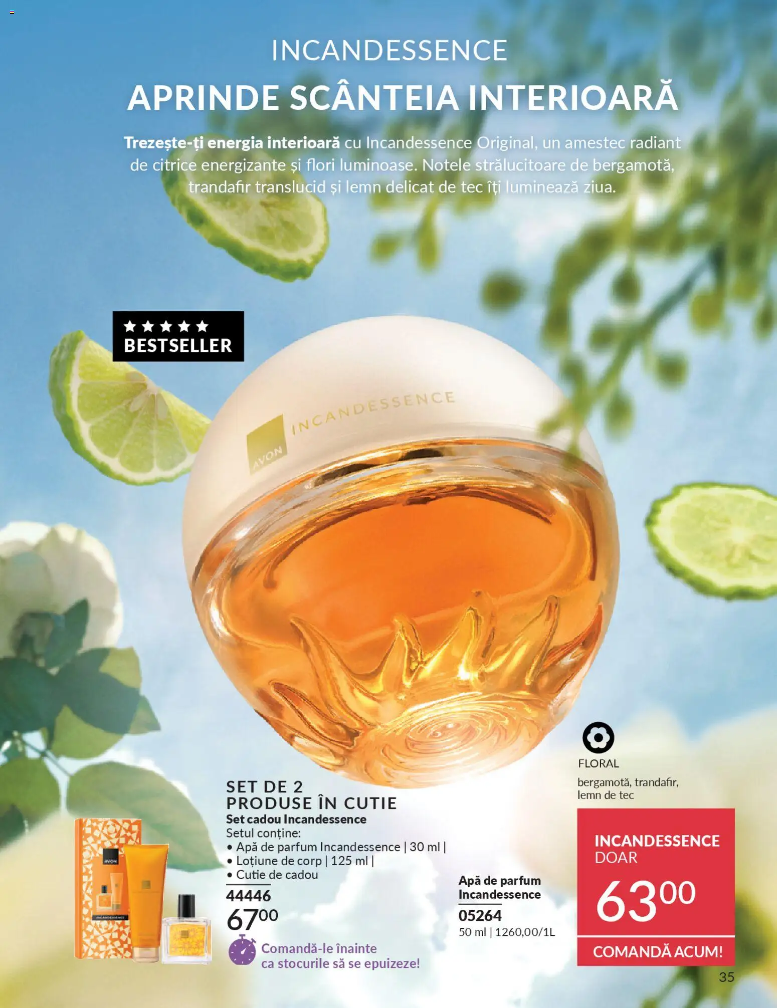 Noul catalog Avon – valabil de la 01.04.2026 | Pagină: 37 | Produse: Apă de parfum, Trandafir, Cutie, Parfum