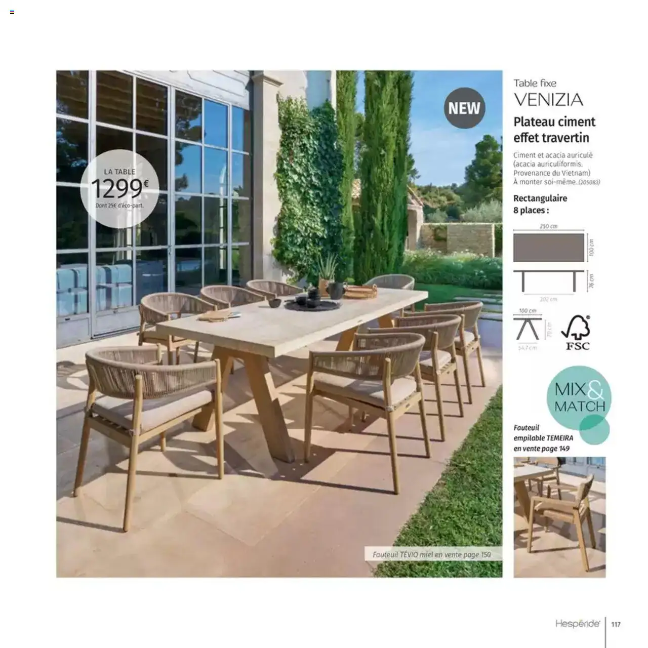  | Page: 117 | Produits: Plateau, Miel, Fauteuil, Table