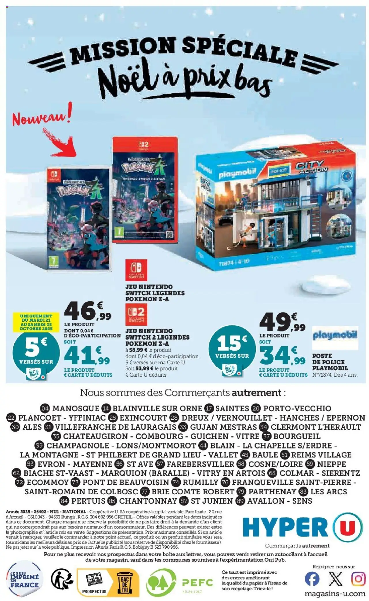 {H1} | Page: 92 | Produits: Arcs, Playmobil, Brie