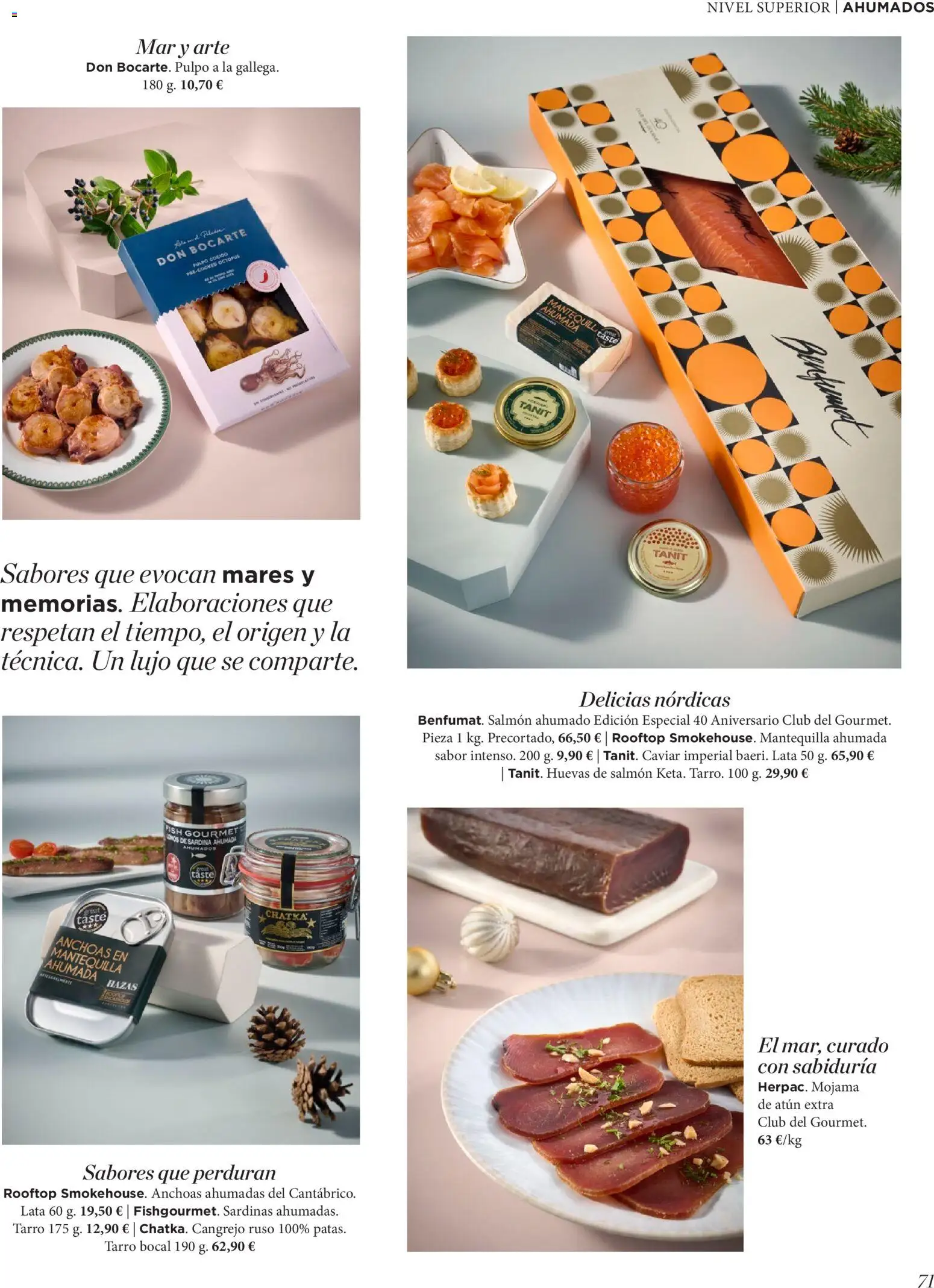 El Corte Inglés ofertas │ válido desde el 19.11.2025 | Página: 71 | Productos: Salmón ahumado, Συσκευή ροής