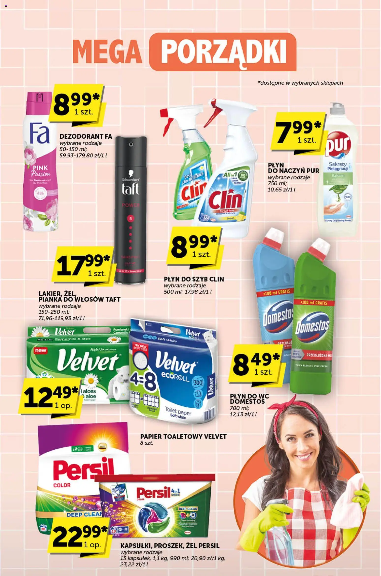 ABC Gazetka - Katalog od 27.11.2025 | Strona: 33 | Produkty: Płyn do szyb Clin, Papier toaletowy, Persil, Dezodorant