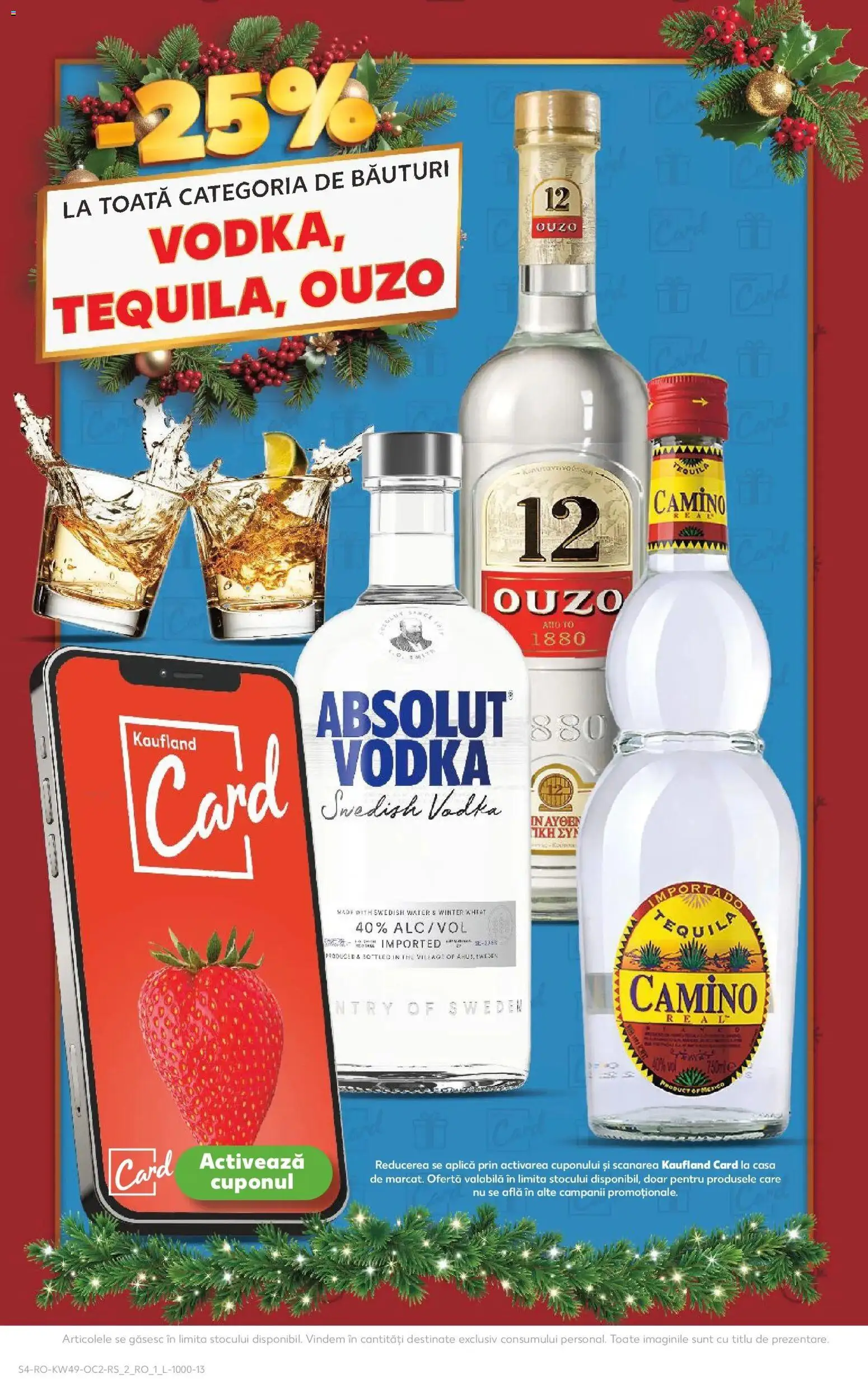 Noul catalog Kaufland – valabil de la 03.12.2025 | Pagină: 4 | Produse: Vodka