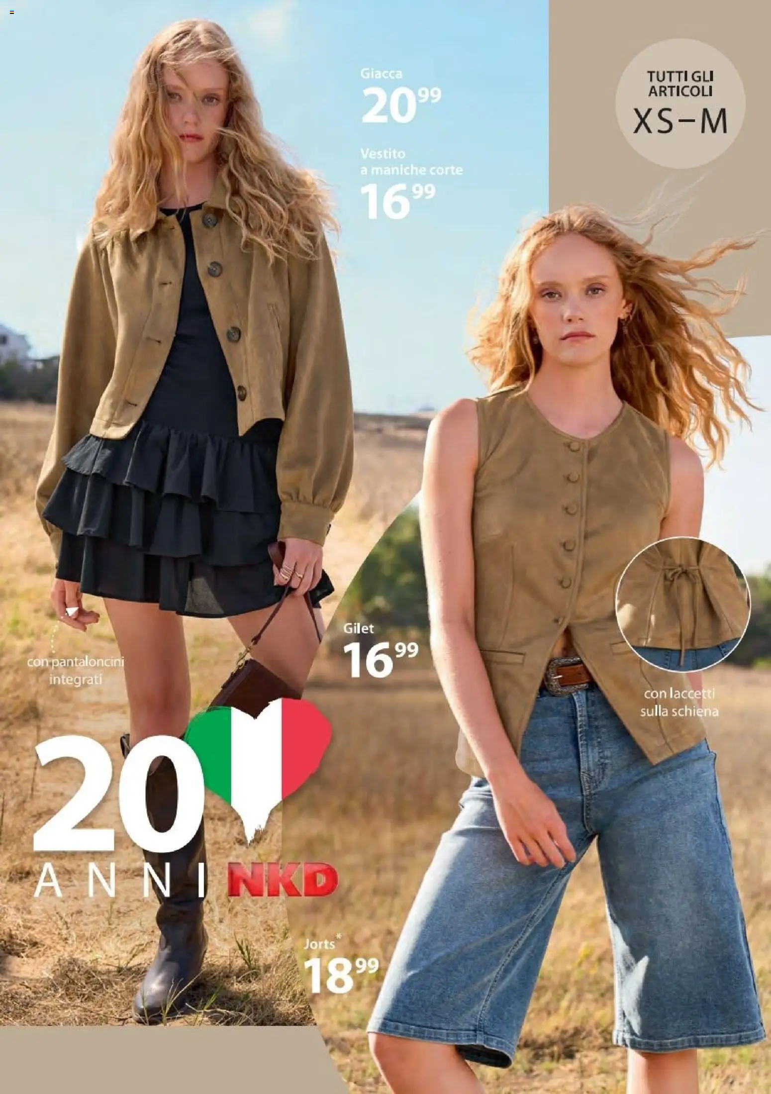 Volantino NKD del 20.04.2026 | Pagina: 2 | Prodotti: Giacca, Pantaloncini, Gilet, Vestito