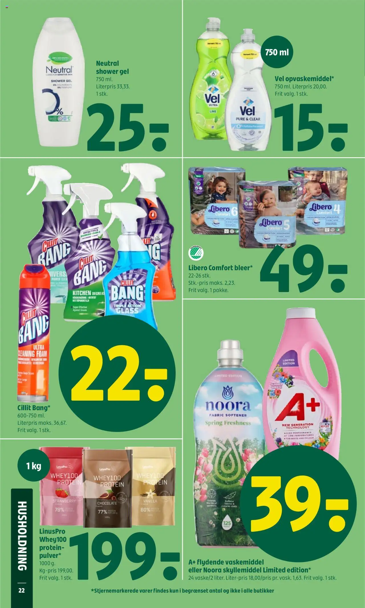 Coop 365 Tilbudsavis gyldig fra 21.08.2025 | Side: 28 | Produkter: Skyllemiddel, Lime