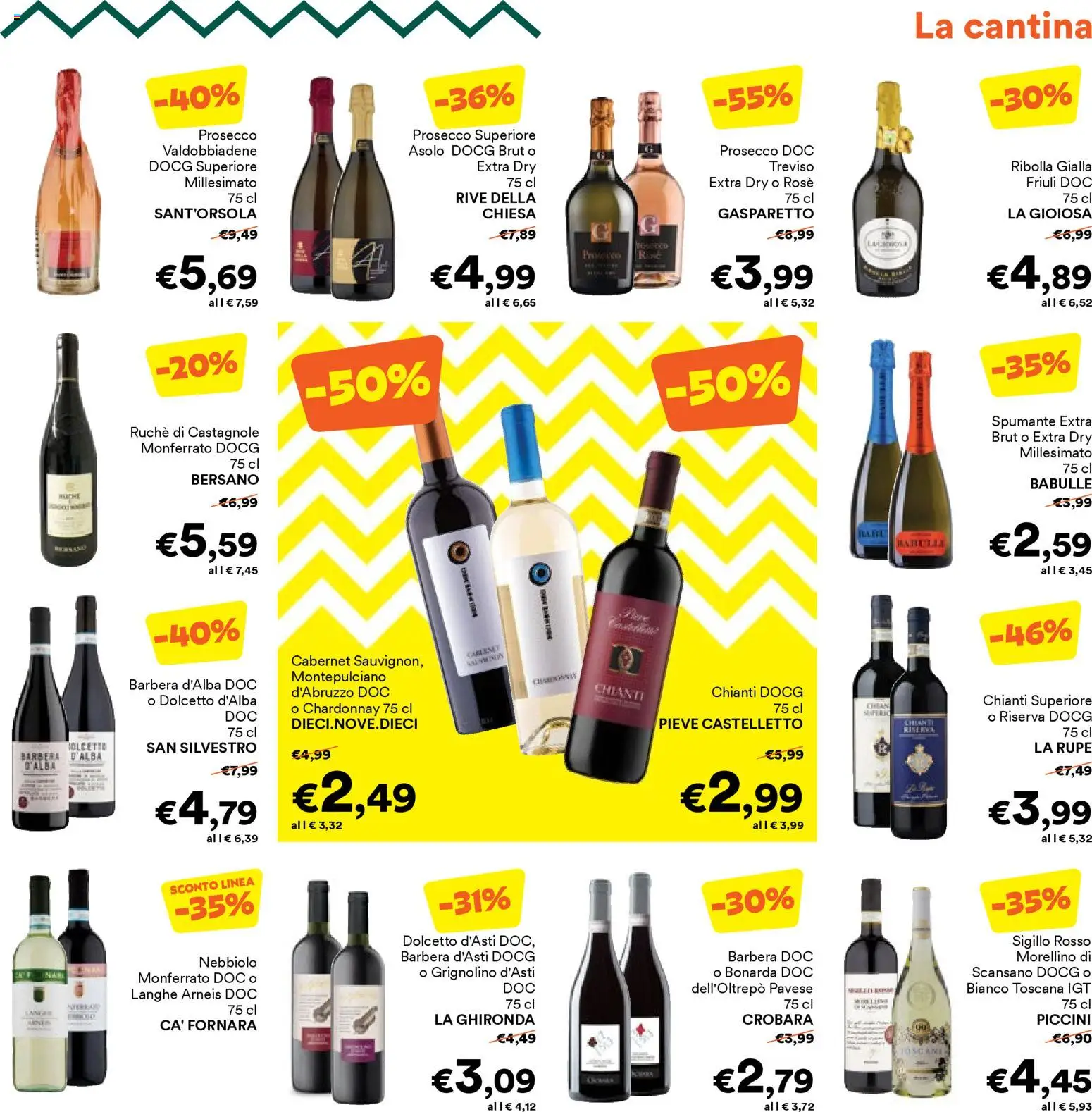 Volantino Unes del 06.04.2026 | Pagina: 15 | Prodotti: Prosecco, Spumante