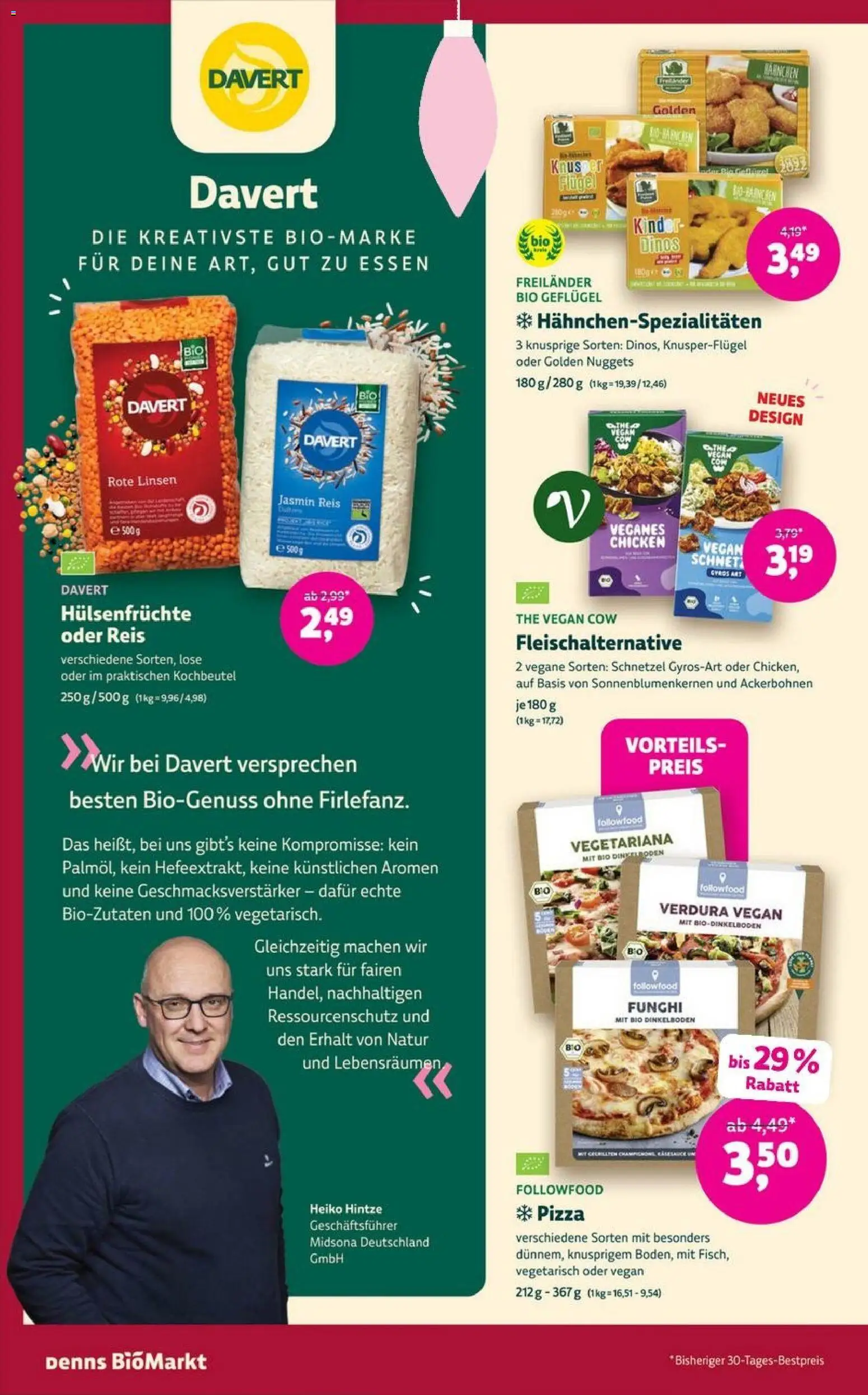 Denns BioMarkt Angebote – gültig ab 19.11.2025 | Seite: 8 | Produkte: Pizza, Reis
