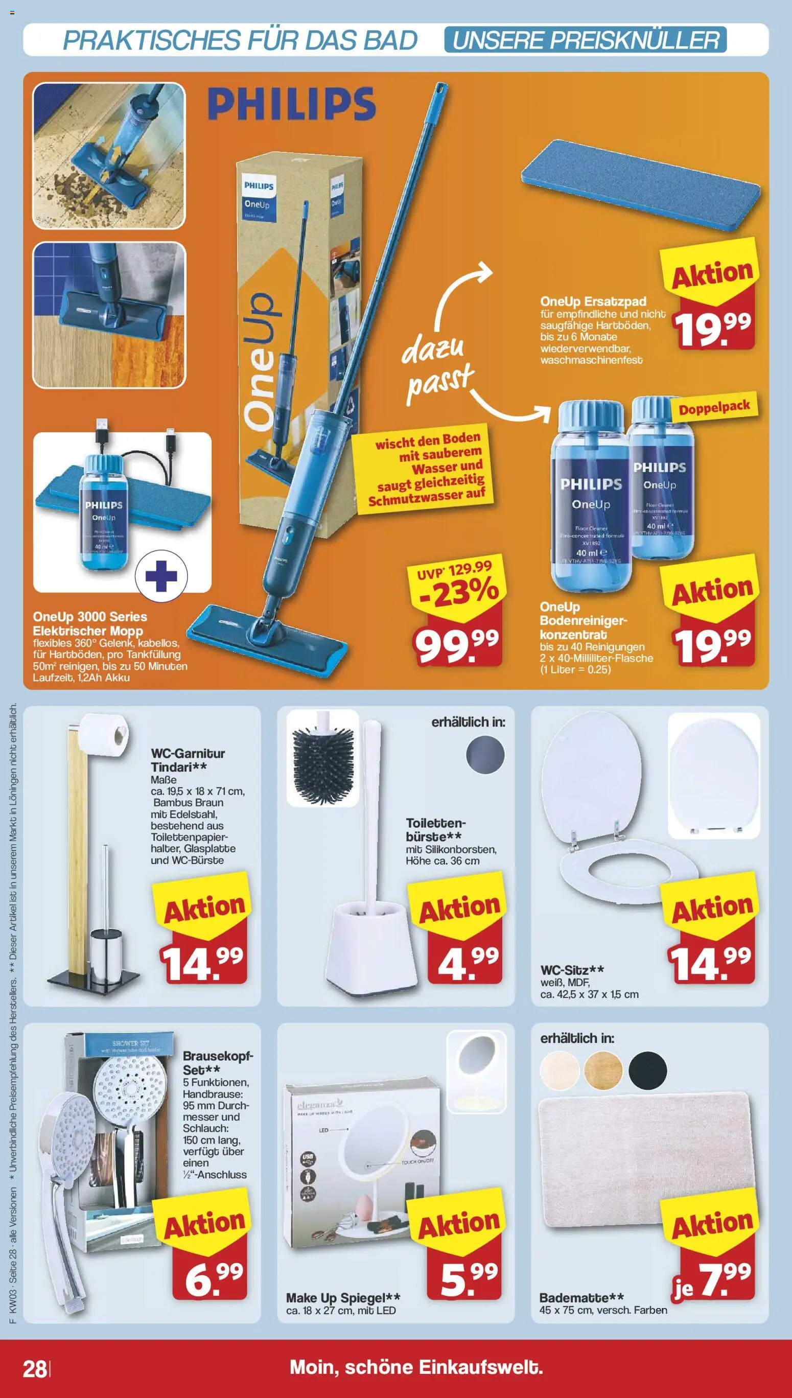 Famila Nordwest Prospekt 	 – gültig ab 12.01.2026 | Seite: 28 | Produkte: Philips, Bürste, Wasser, Toilettenpapier