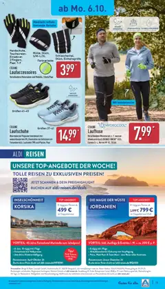 Aldi Prospekt 	 ab 06.10.2025 gültig | Seite: 16 | Produkte: Wasser, Pullover, Unterwäsche, Stiefel