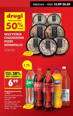 Biedronka gazetka od 15.09.2025 | Strona: 11 | Produkty: Kurczak, Coca cola, Szynka, Pizza donatello
