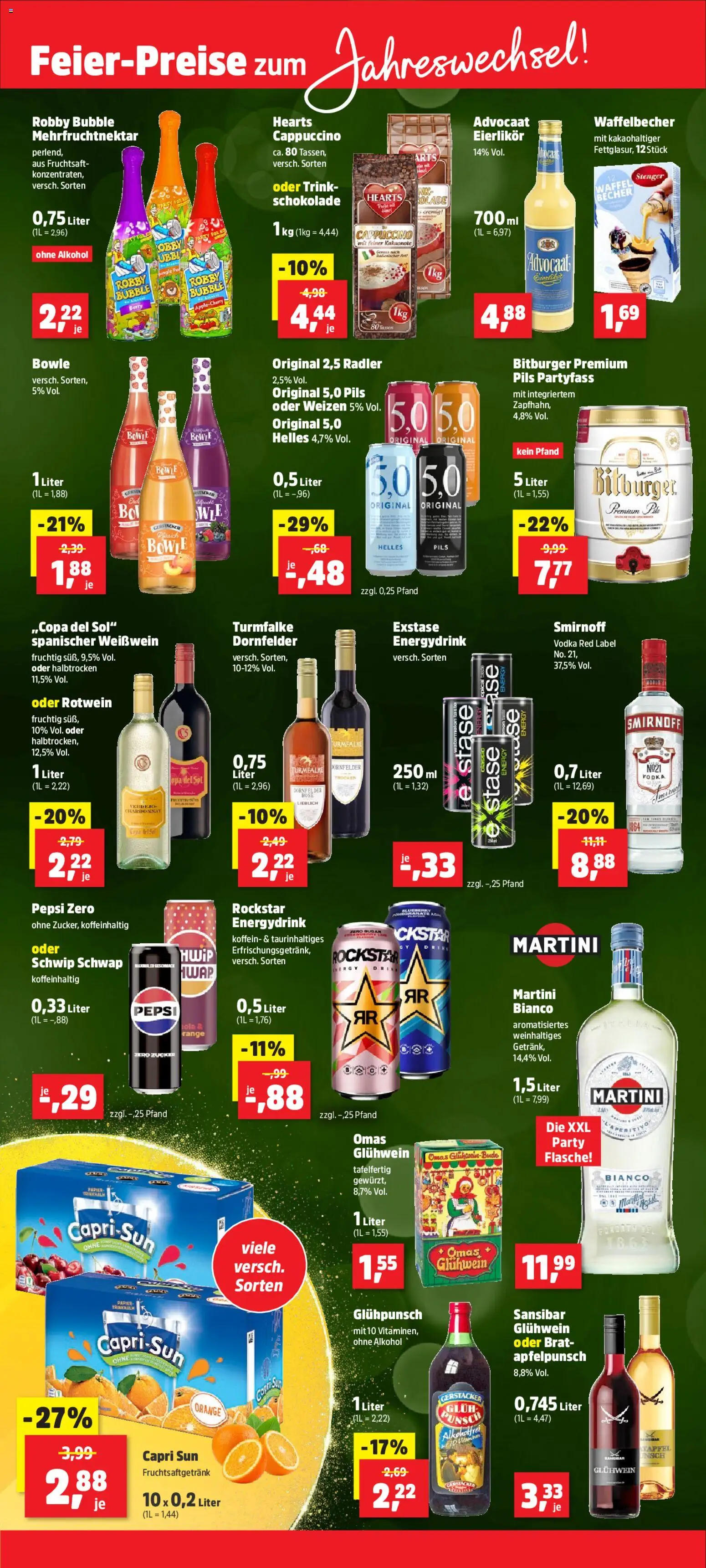 Thomas Philipps Prospekt – gültig ab 22.12.2025 | Seite: 3 | Produkte: Bitburger, Schokolade, Schwip schwap, Pepsi