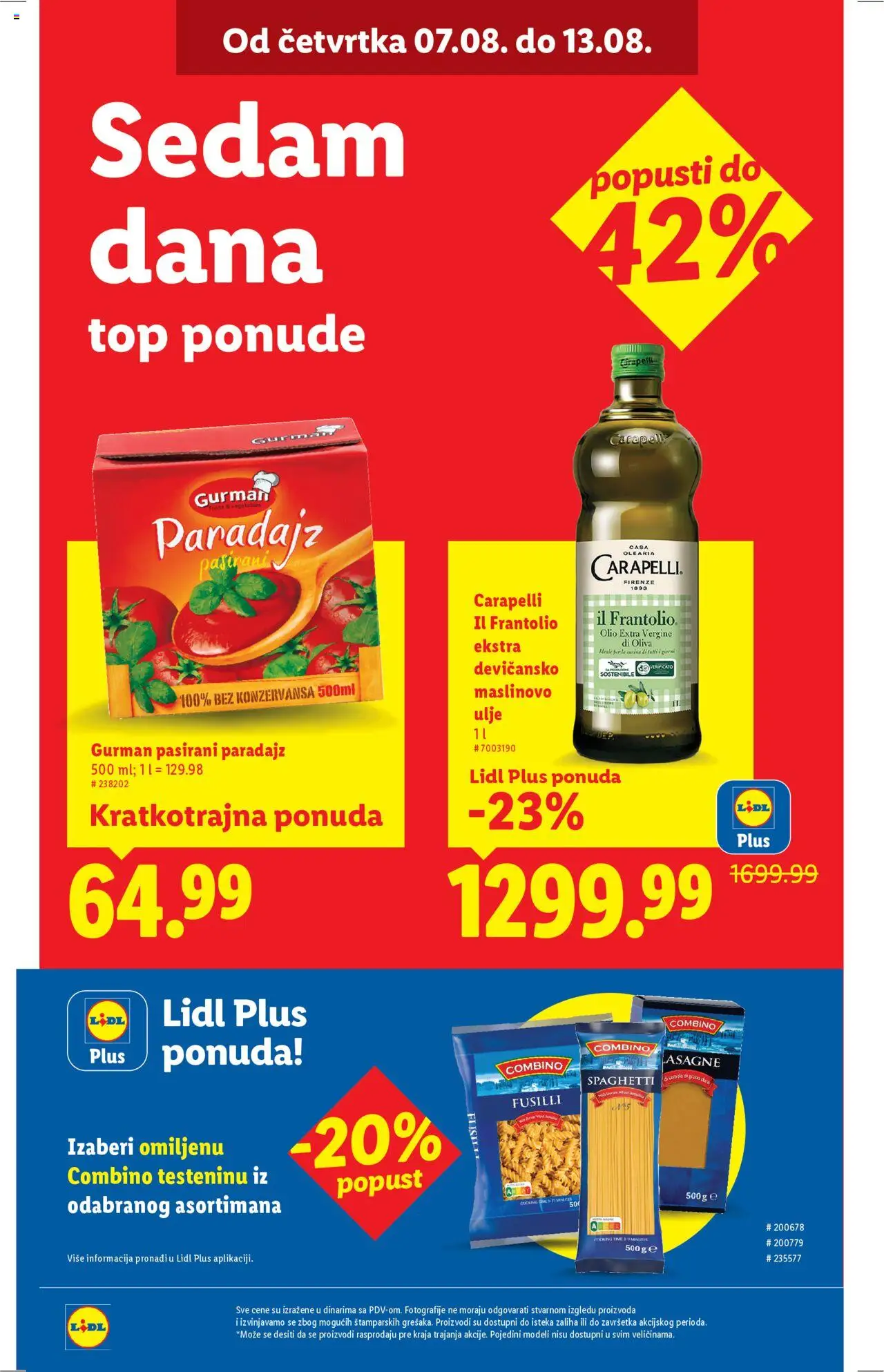 Lidl katalog - važi od 07.08.2025 | Strana: 18 | Proizvode: Pasirani paradajz, Ulje, Maslinovo ulje, Paradajz