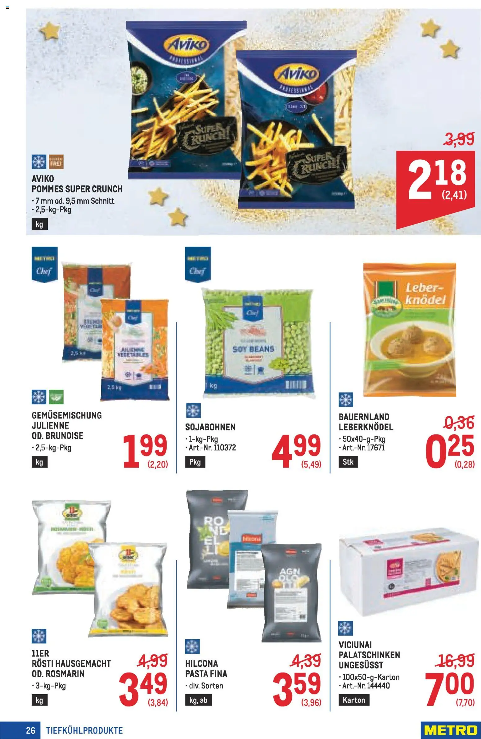 Metro angebote Profi gültig ab 27.11.2025 | Seite: 26 | Produkte: Pasta