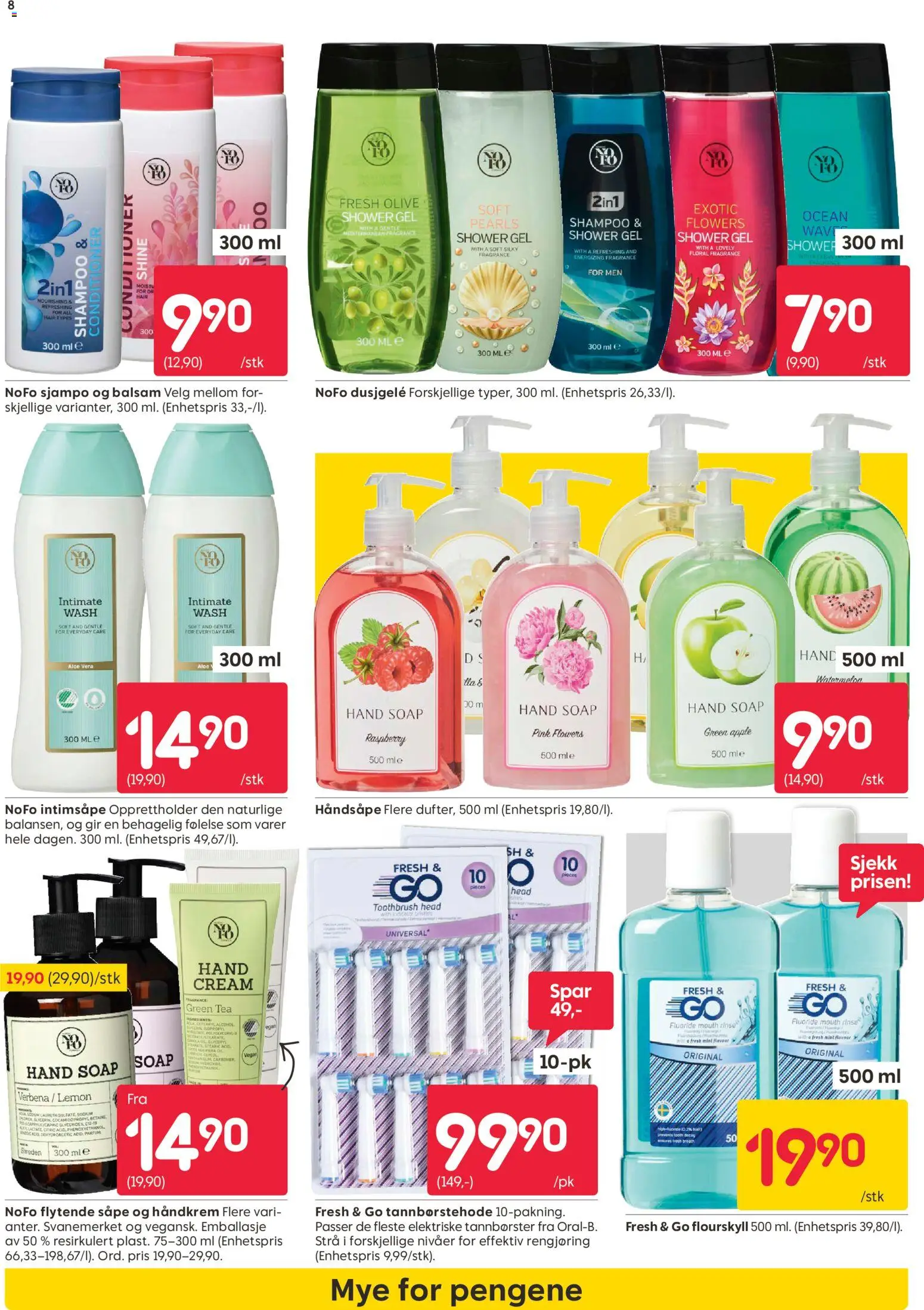 {H1} | Side: 8 | Produkter: Såpe, Jupe en jean, Shampoo, Gâteaux secs