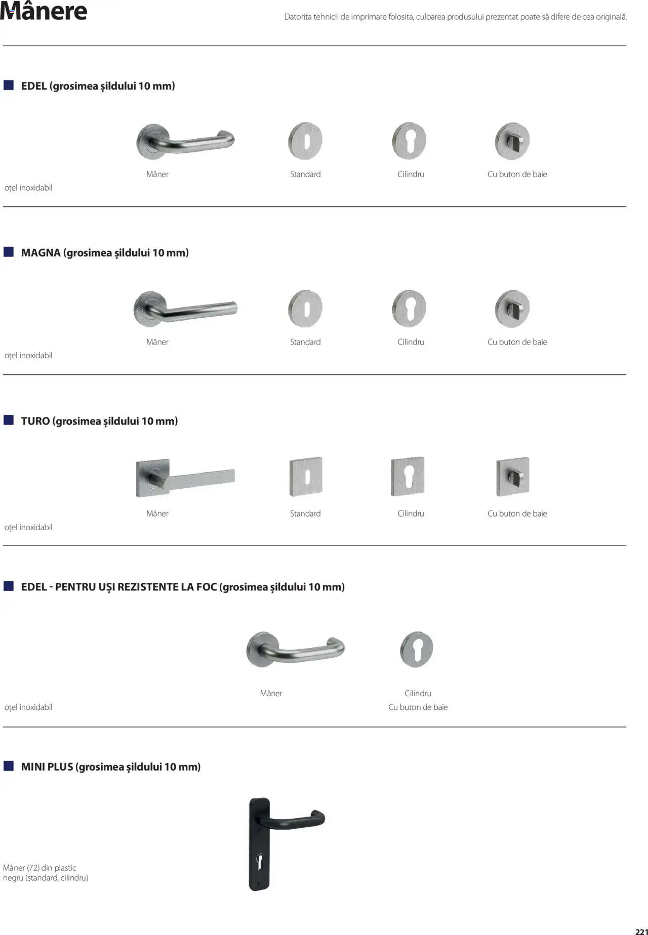 Noul catalog Proges – valabil de la 01.05.2025 | Pagină: 221 | Produse: Mâner