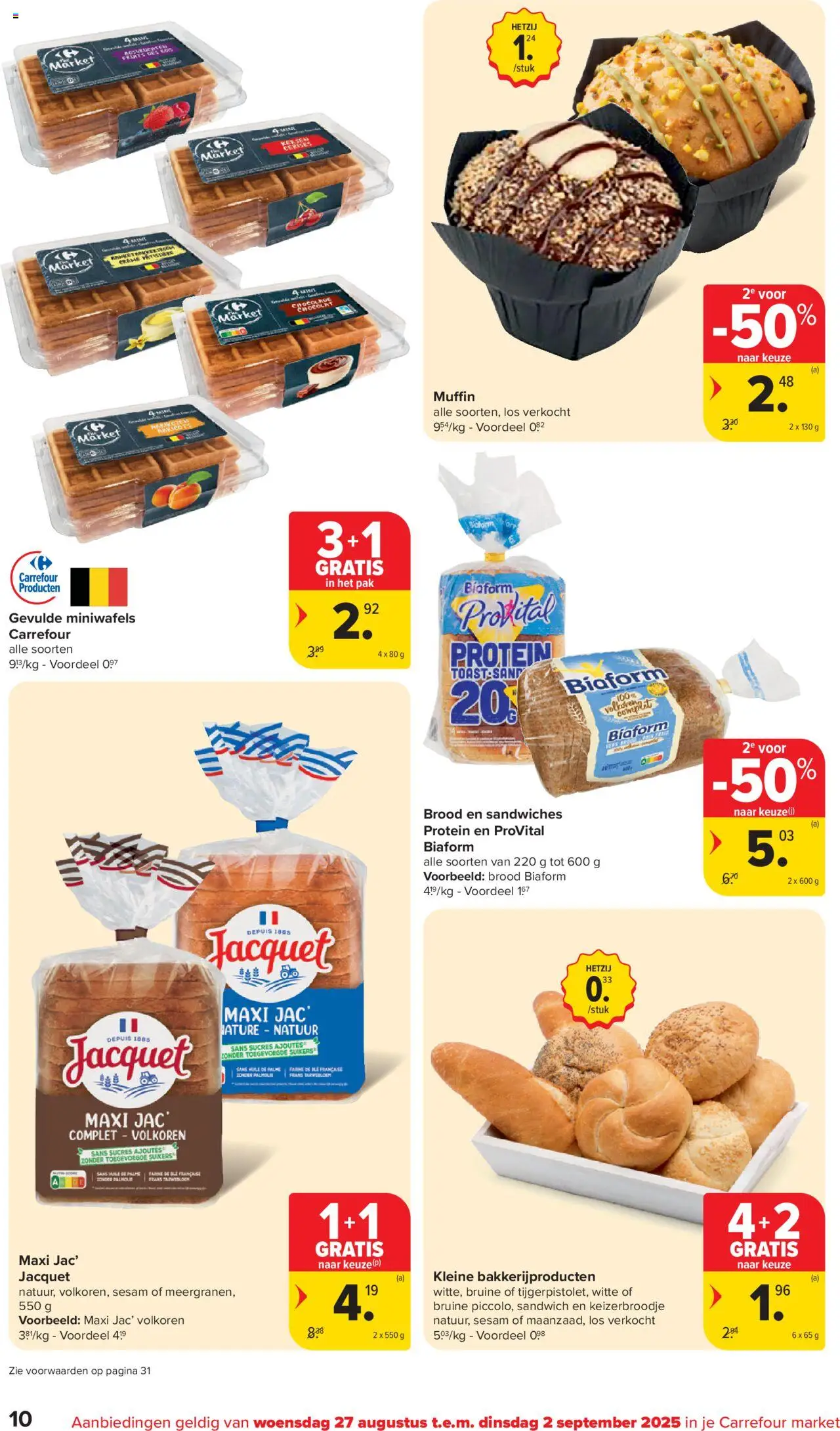  | Pagina: 10 | Producten: Sandwich, Muffin, Brood
