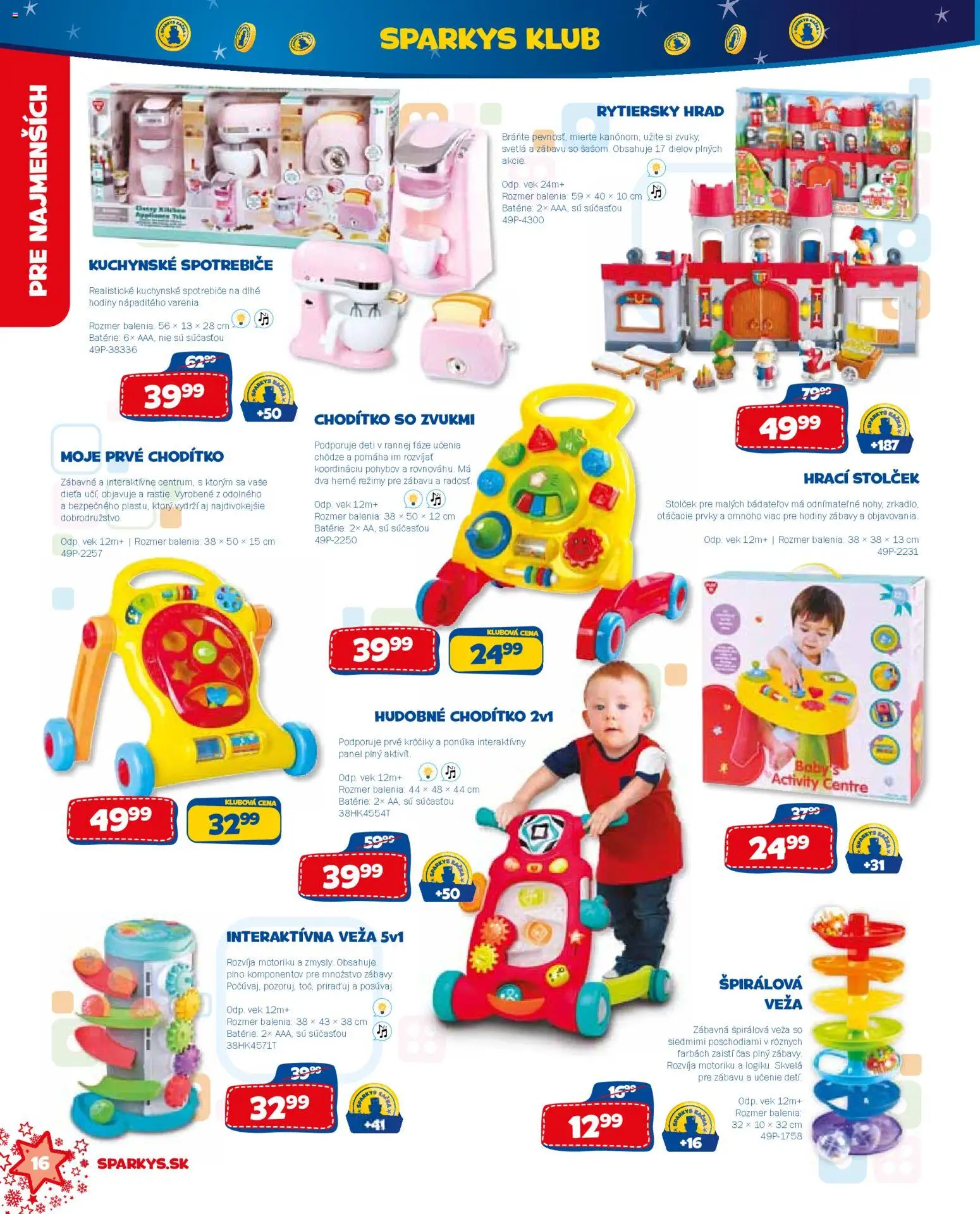 Nové ALLTOYS akcie – leták je platný od 19.11.2025 | Strana: 16 | Produkty: Hodiny, Svetlá