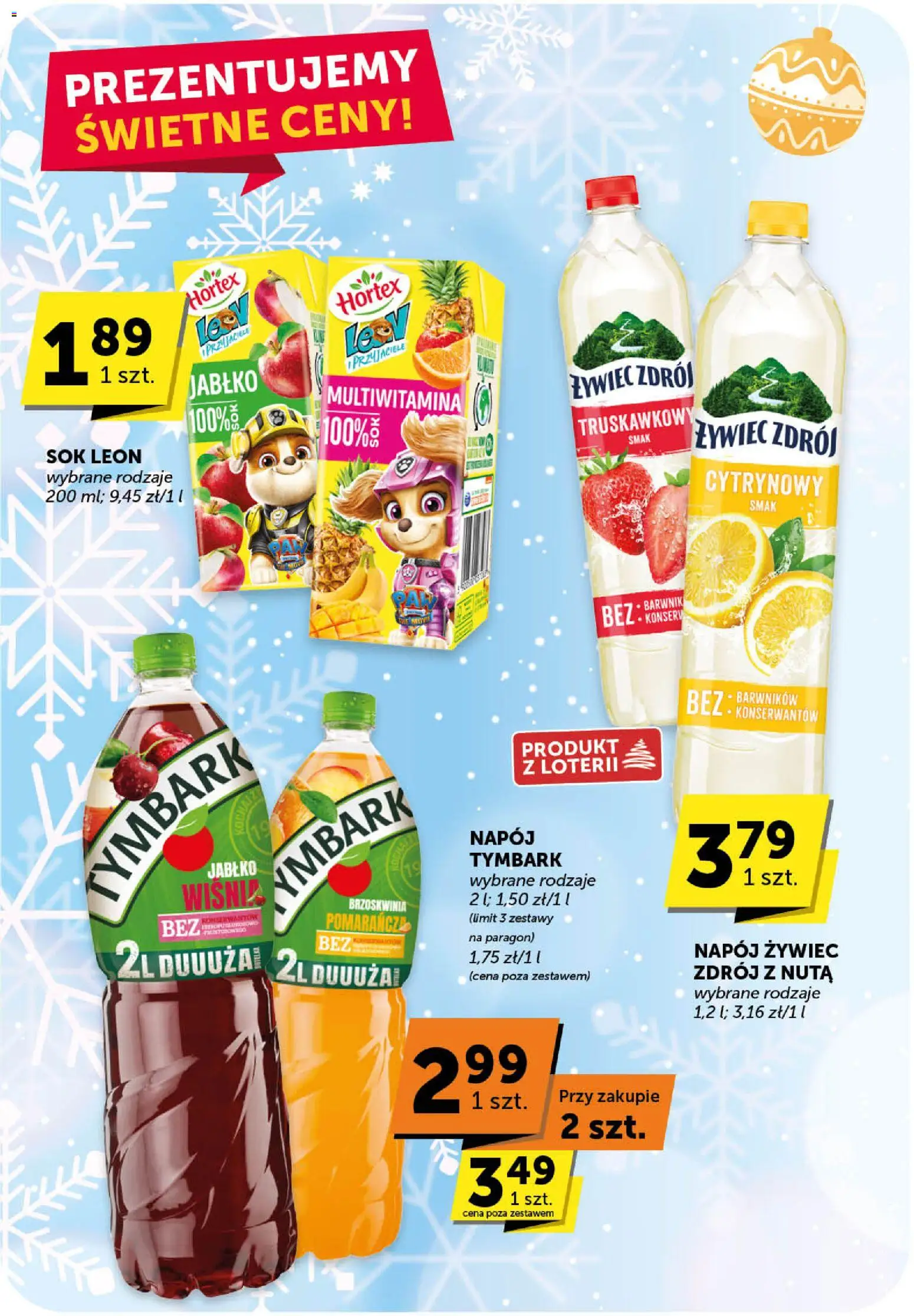 ABC Gazetka - Market od 27.11.2025 | Strona: 36 | Produkty: Brzoskwinia, Wiśnie, Sok