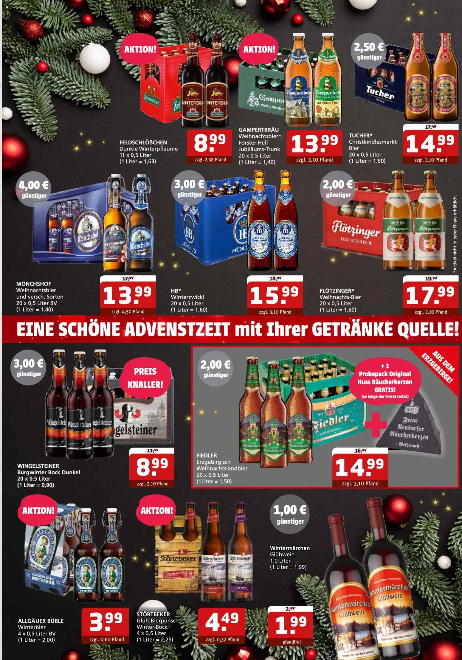 Getränke Quelle Prospekt – gültig ab 24.11.2025 | Seite: 4 | Produkte: Monchshof, Bier