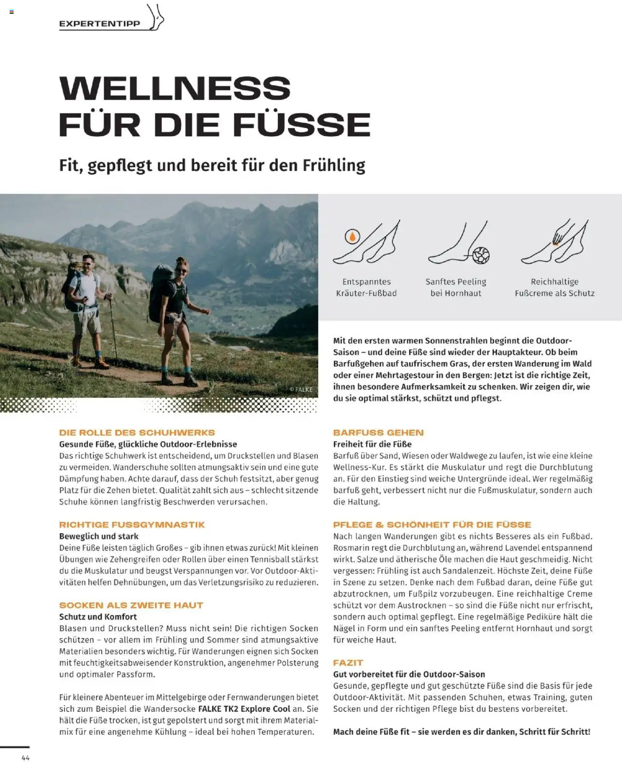 Sport2000 Mission Outdoor – gültig ab 28.03.2025 | Seite: 44 | Produkte: Socken, Lavendel, Fußcreme, Fußbad