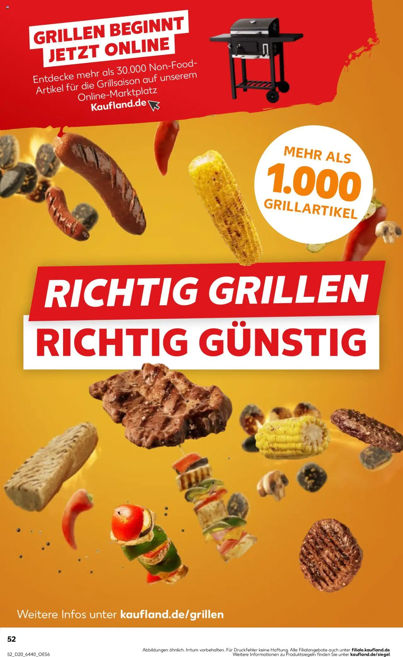 Kaufland - Hannover, Bornumer Straße 141 - gültig ab dem 15.05.2025 | Seite: 52 | Produkte: Grill