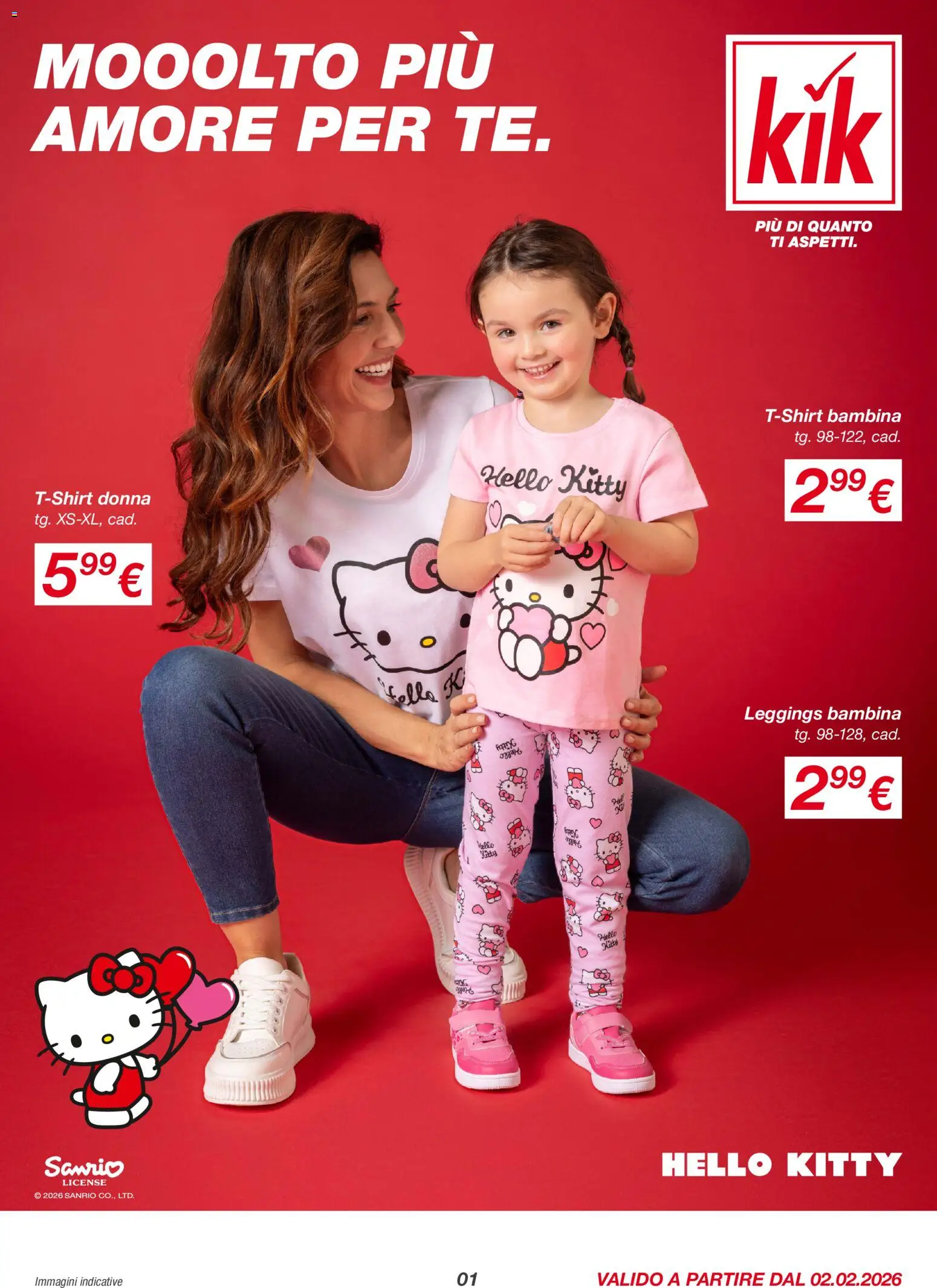 Volantino KiK del 02.02.2026 | Pagina: 1 | Prodotti: Leggings