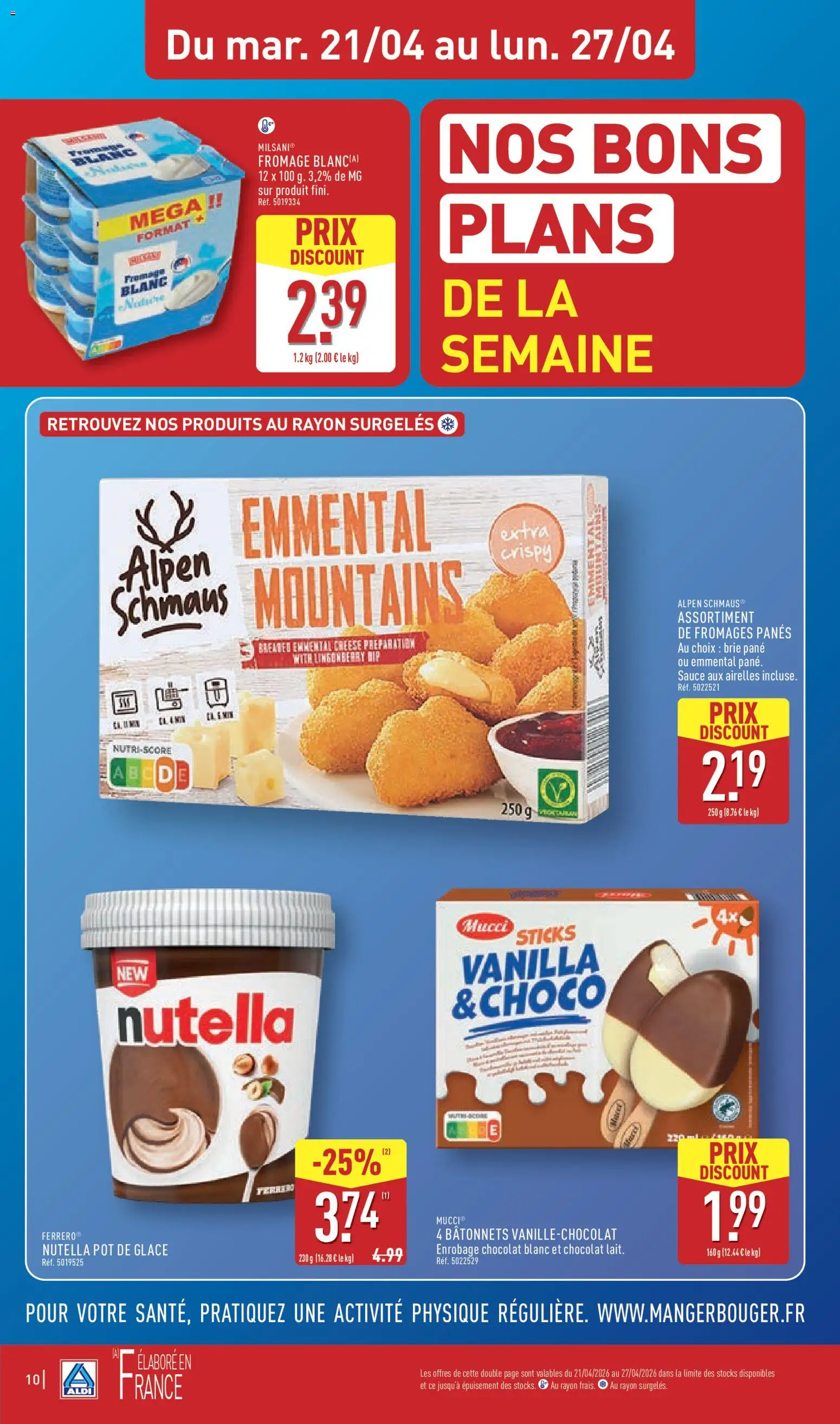 {H1} | Page: 12 | Produits: Emmental, Nutella, Fromage, Brie