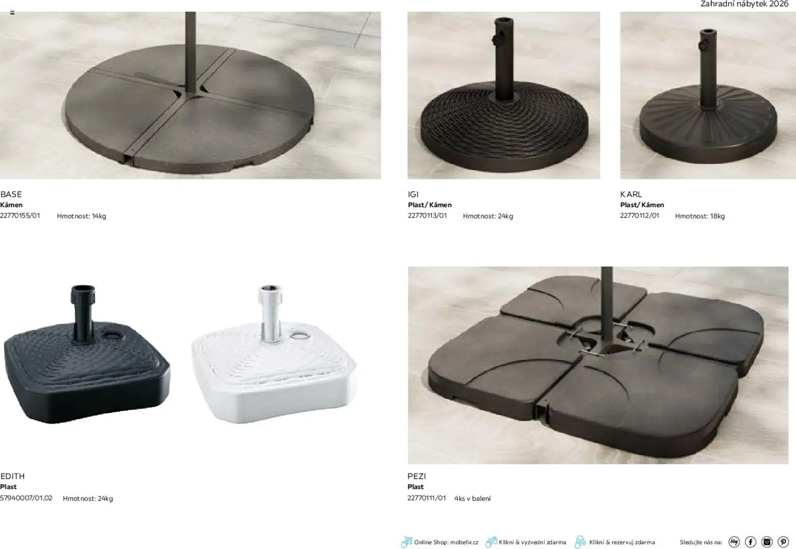 Möbelix leták - Zahradní nábytek od 01.03.2026 | Strana: 54 | Produkty: Nábytek, Zahradní nábytek