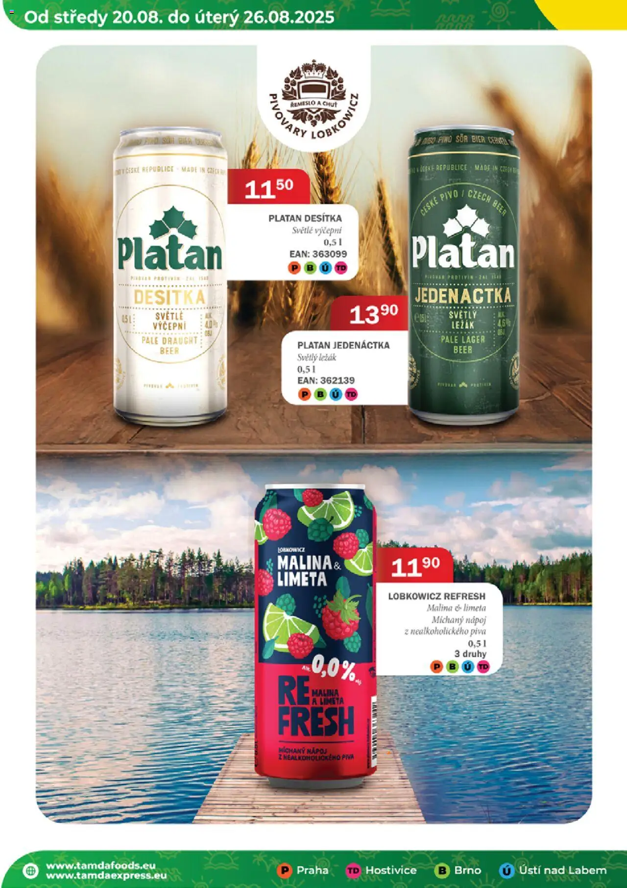 Tamda Foods leták od 20.08.2025 | Strana: 36 | Produkty: Pivo
