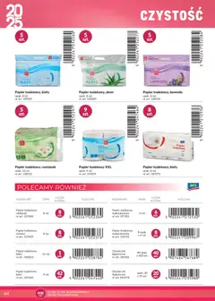 Pogląd oferty "Papier toaletowy, biały, opak. 8 rol. nr art. 138507" - ważna od 28.04.2025 | Strona: 44 | Produkty: Papier toaletowy, Chusteczki higieniczne, Aloes